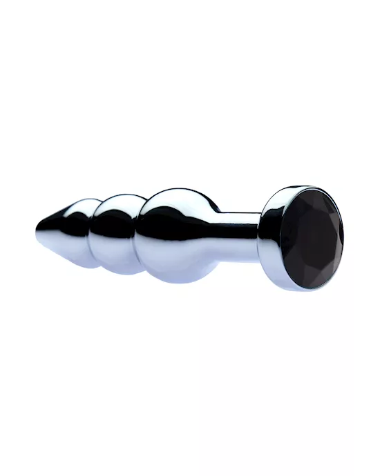 KinKi Jewelled Double Bulb Butt Plug - 4.1 Inch