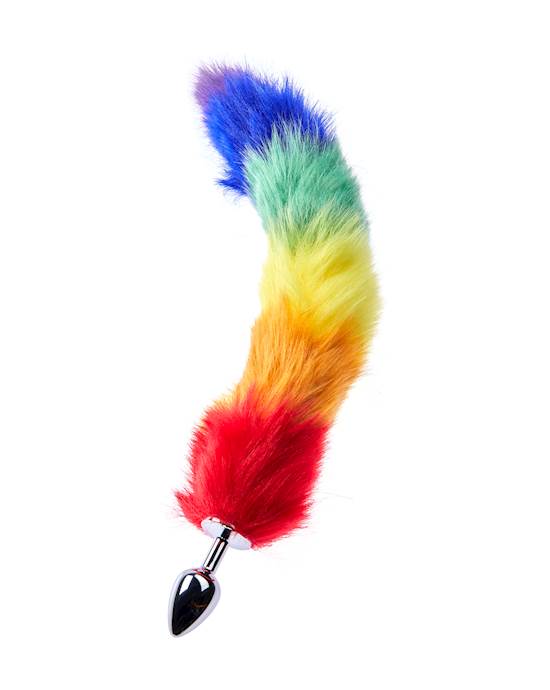 Kink Range Bushy Tail Skeleton Fur Butt Plug 29 Inch