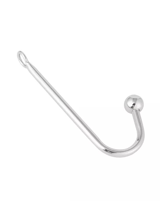 Kink Stainless Steel Anal Hook - Medium