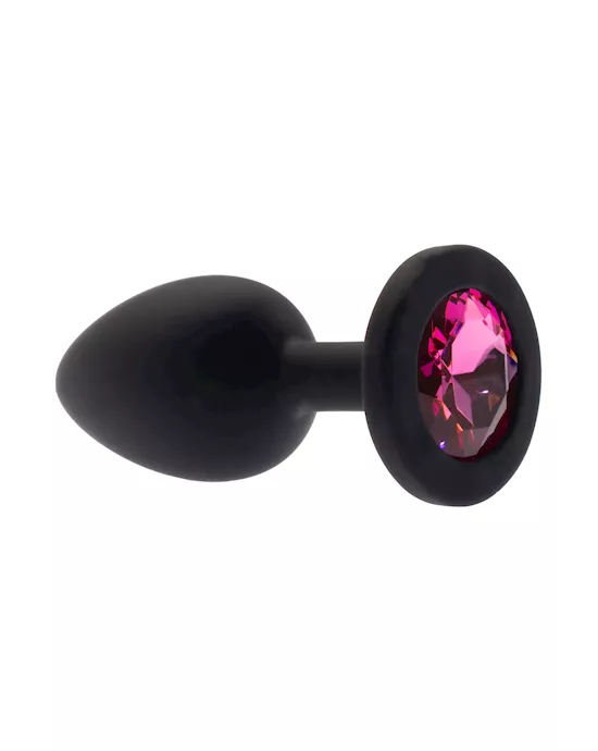 Kink Range Silicone Gemmed Butt Plug - 2.8 Inch