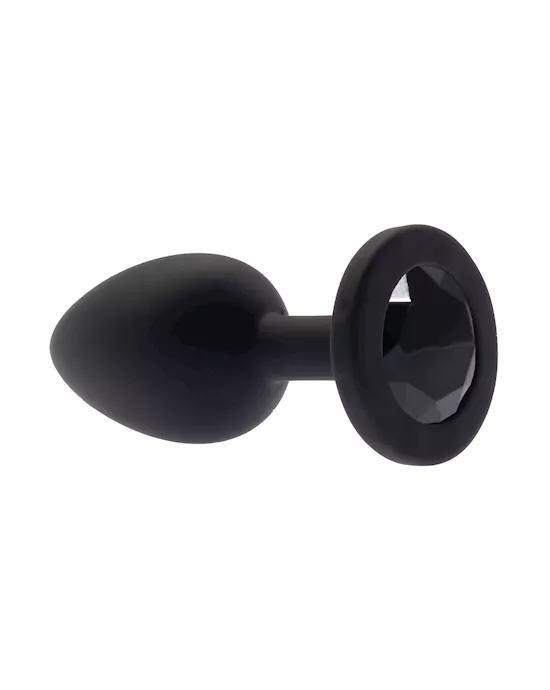 Kink Range Silicone Gemmed Butt Plug - 2.8 Inch