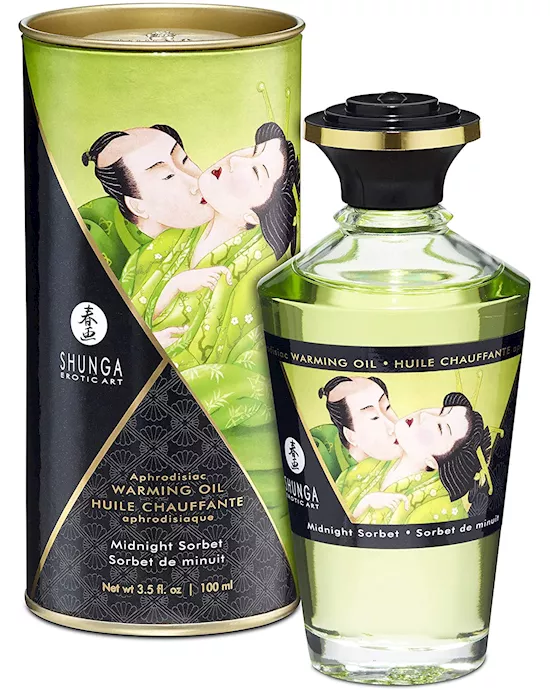 Warming Aphrodisiac Oil - Midnight Sorbet