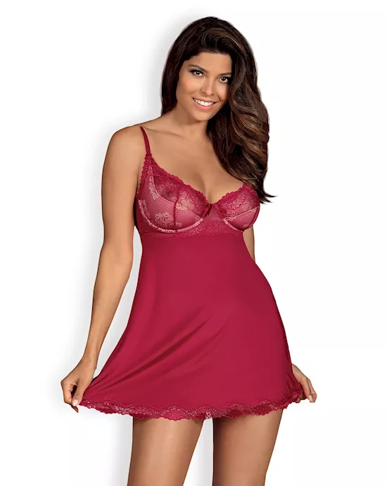 Obsessive Rosalyne - Babydoll and Thong