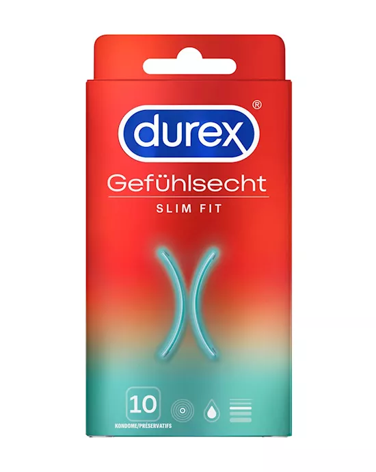 Durex Slim Fit Condoms 10 Pack