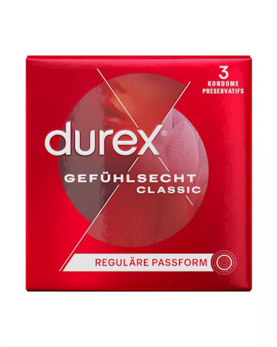 Durex Classic Condoms 3 Pack