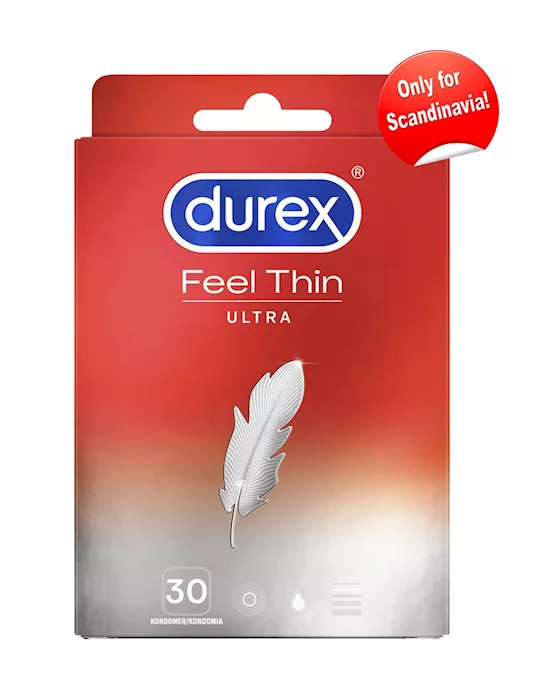 Durex Feel Ultra Thin Condoms 30 Pack
