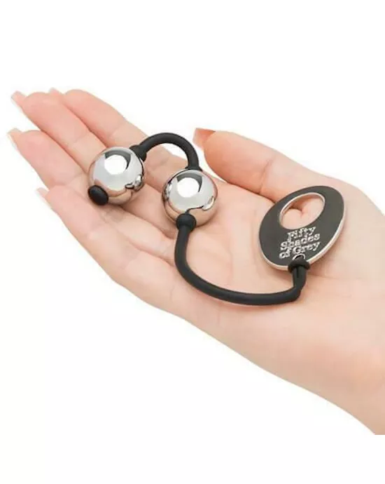 Fifty Shades Of Grey Mini Silver Pleasure Balls