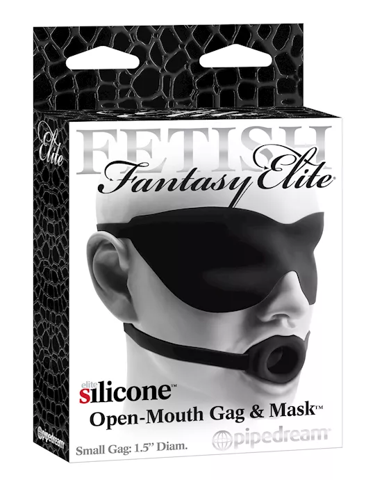 Fetish Fantasy Elite Open-Mouth Gag & Mask