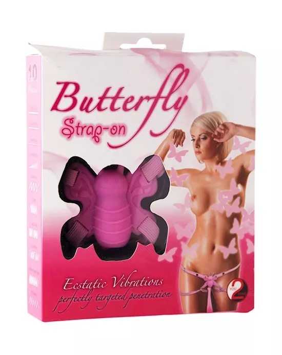 Butterfly Strap-On Wearable Vibrator