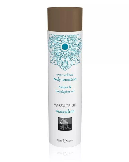 Massage Oil Masculine Amber 100ml