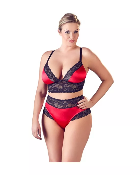 Cottelli Collection Plus Race Home Crotchless Lingerie