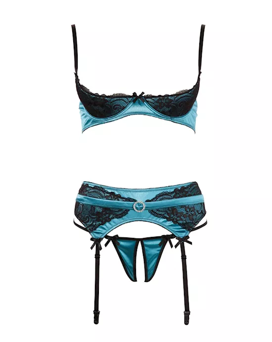 Jade Shelf Bra Set