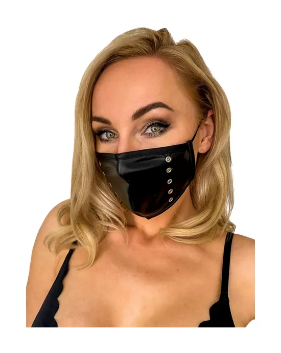 Noir Sensual Studs Mask
