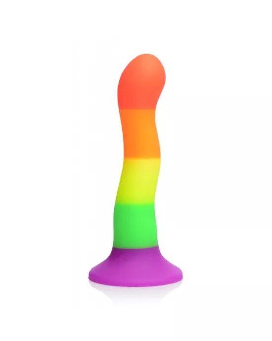 Proud Rainbow Dildo Harness - 7.2 Inch