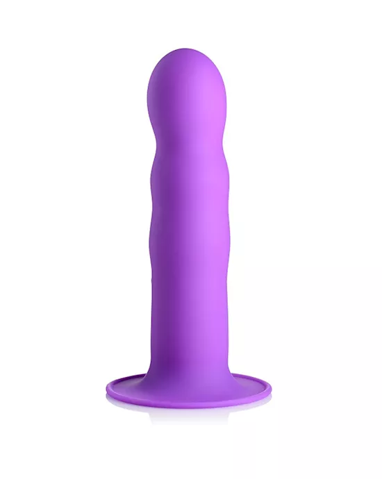 Squeezable Wavy Dildo - 7.2 Inch
