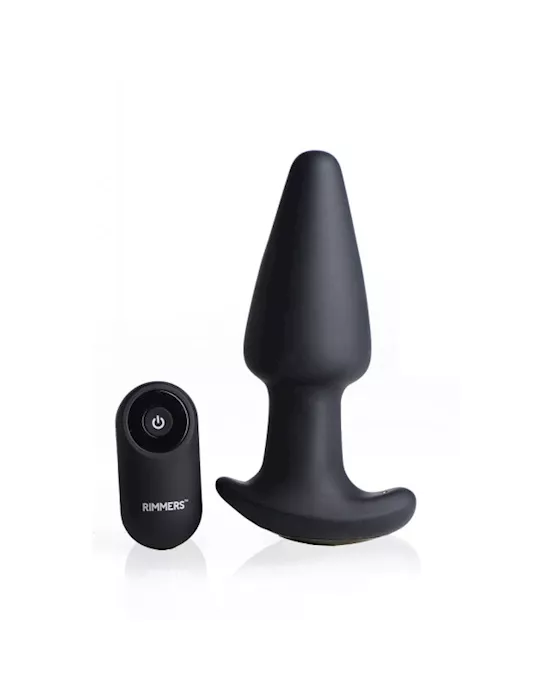 Rimmers Gyro-r Smooth Rimming Plug With Remote Control - 5.4 Inch
