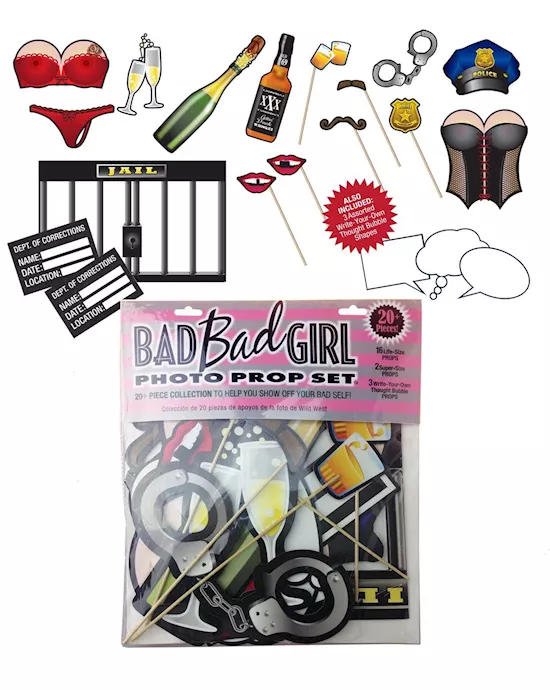 Bad Bad Girls Photo Prop Set