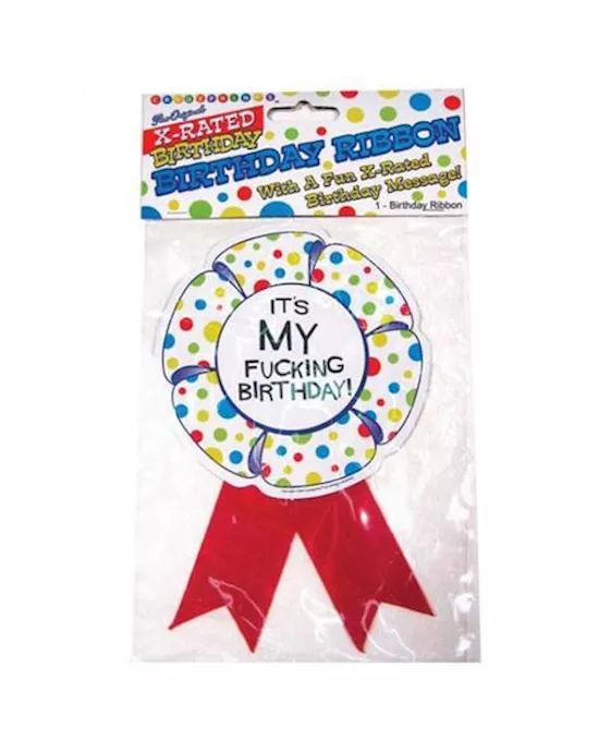 X-rated Bd Ribbon