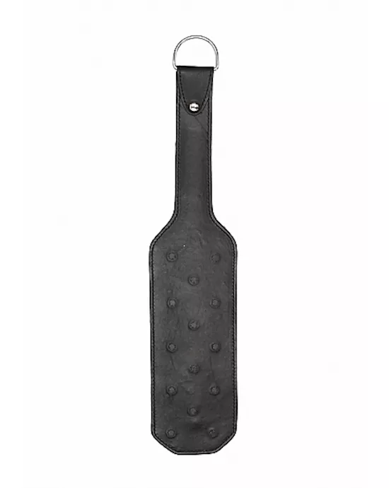Leather Vampire Paddle- Black