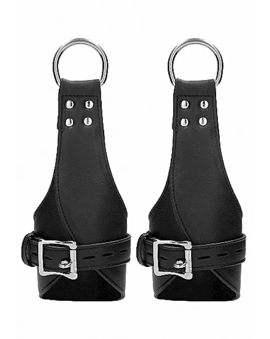 Suspension Wrist Bondage Handcuffs- Black