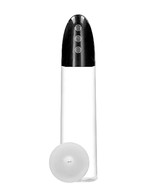 Rechargeable Automatic Cyber Pump With Sleeve- Transparent