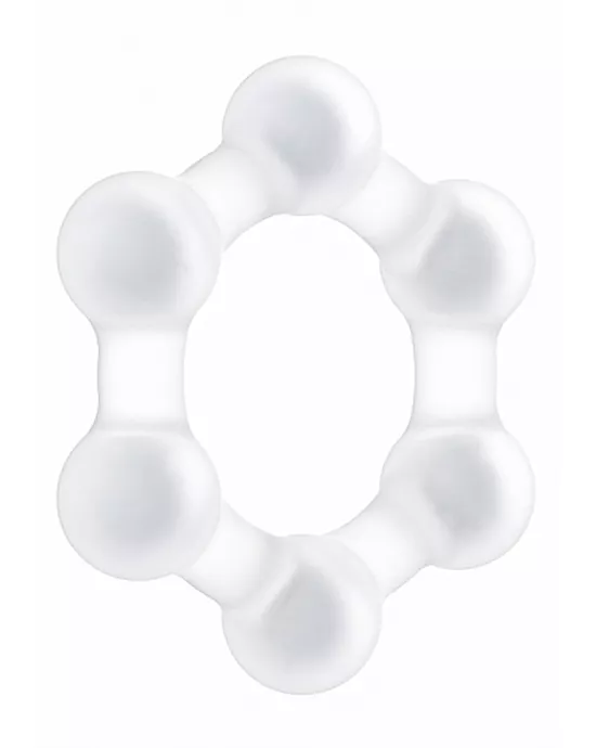 NO. 82- Weighted Cock Ring- Transparent