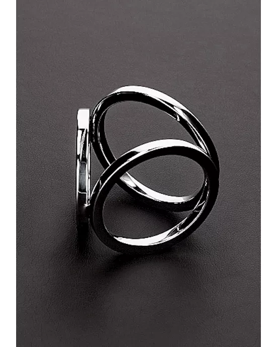 Triple Cock And Ball Ring Medium Size