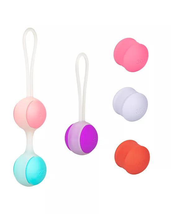 She-ology Interchangeable Weighted Kegel Set