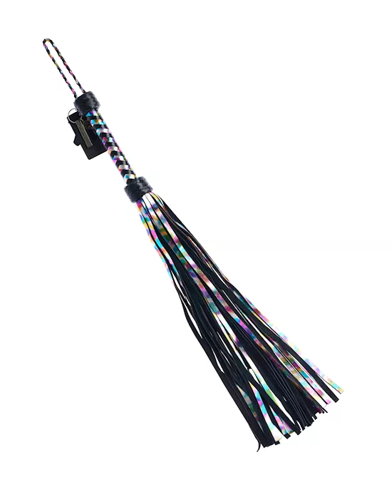 Bound X Rainbow Suede Flogger