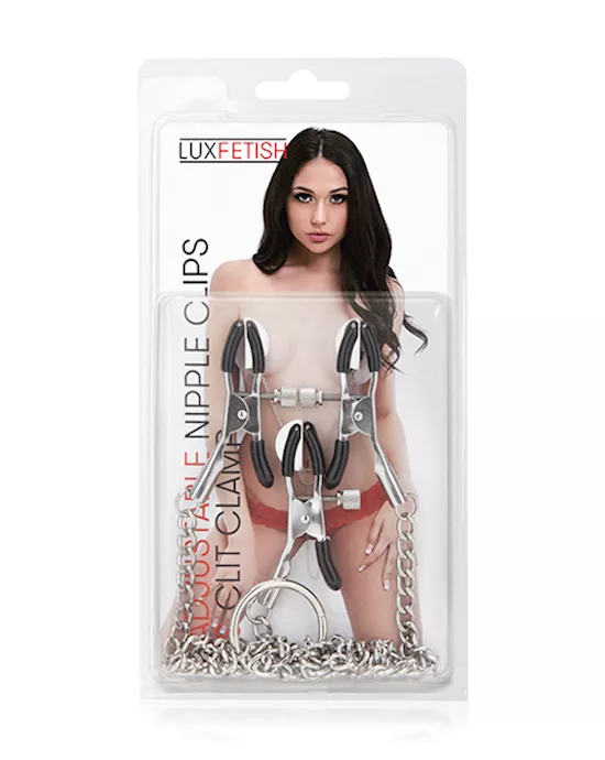Adjustable Nipple Clamp And Clit Clamp