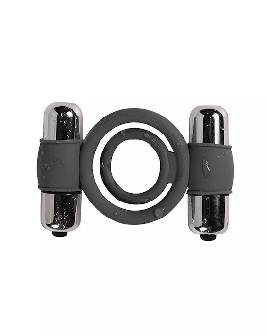 Dual Delights Vibrating Cock Ring 