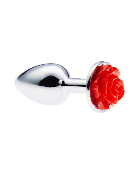Kink Range Metal Rose Butt Plug - 3 Inch