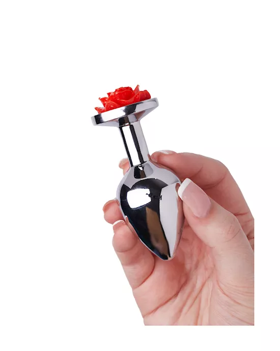Kink Range Metal Rose Butt Plug  32 Inch