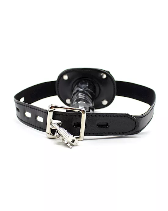 Short Penis Gag With Lock