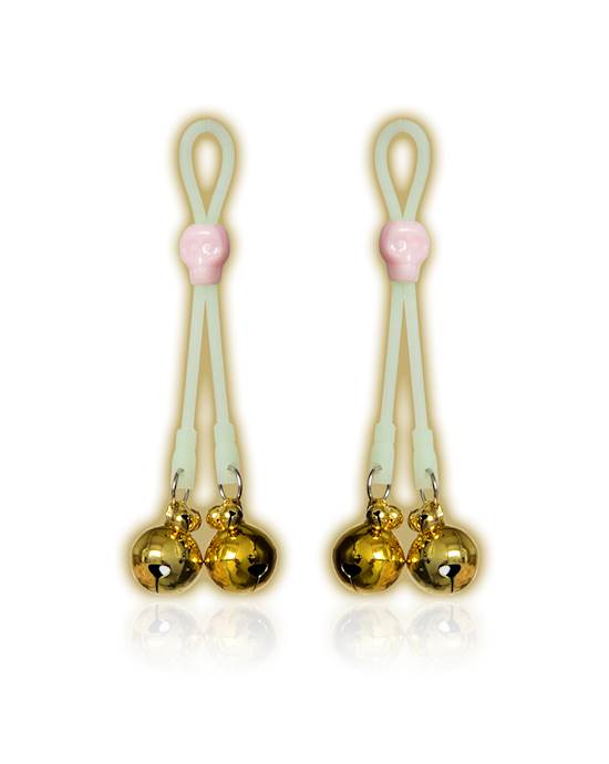 Luminous Skull Nipple Clamps