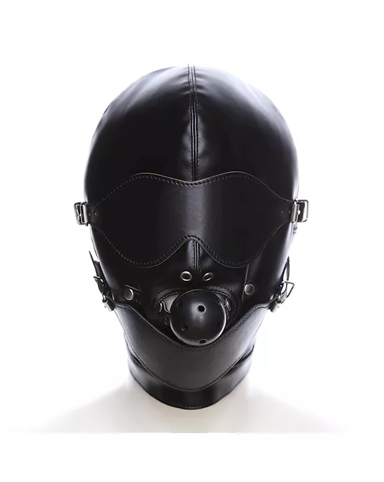 Domination Ball Gag Hood