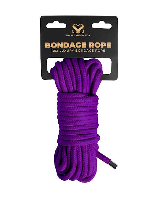 Share Satisfaction Luxury Bondage Rope  10m