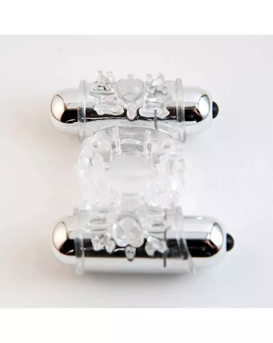 Nu Sensuelle S-wet Double Action Bullet Ring 