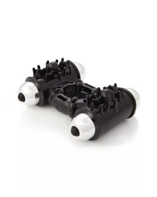 Nu Sensuelle S-wet Double Action Bullet Ring 