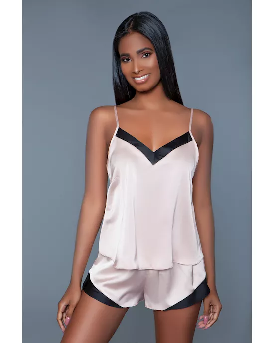 Natalie Satin Set
