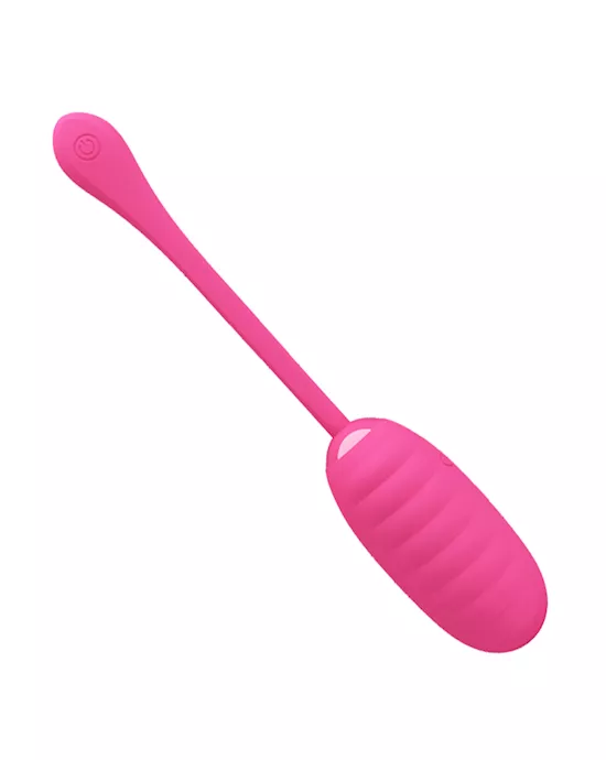 Kirk Liquid Silicone Remote Egg Vibrator - 7.7 Inch