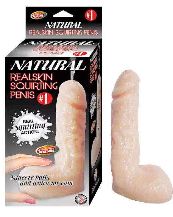 Nass Toys Realskin Squirting Penis - 6 Inch