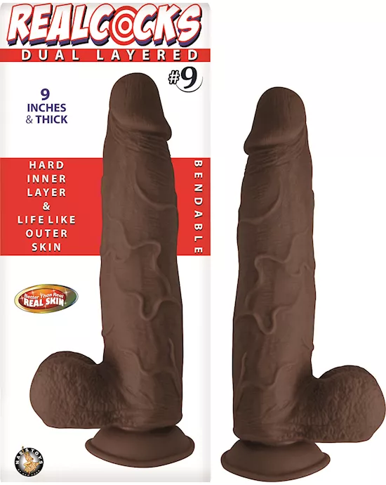 Nass Toys Dual Layered Dildo No.9