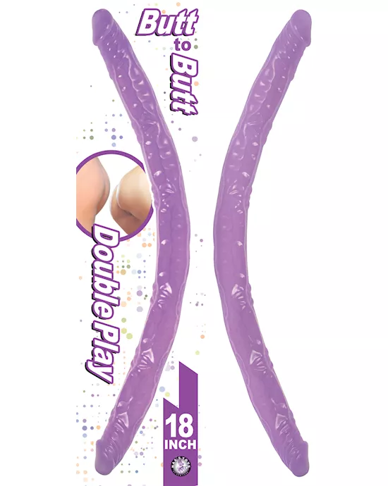 BUTT TO BUTT DOUBLE PLAY Dildo - 18 Inch
