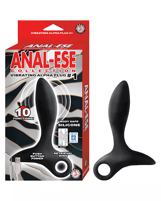 ANAL-ESE VIBRATING ALPHA PLUG #1