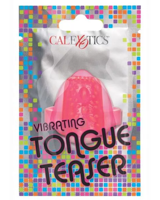 Foil Pk Vibrate Tongue Teaser Pink
