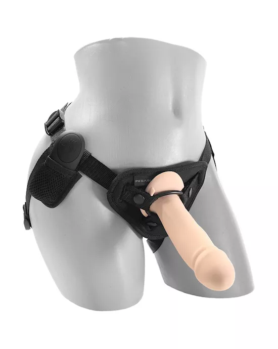 Pegasus Realistic Silicone Vibrating Strap-On - 6.5 Inch