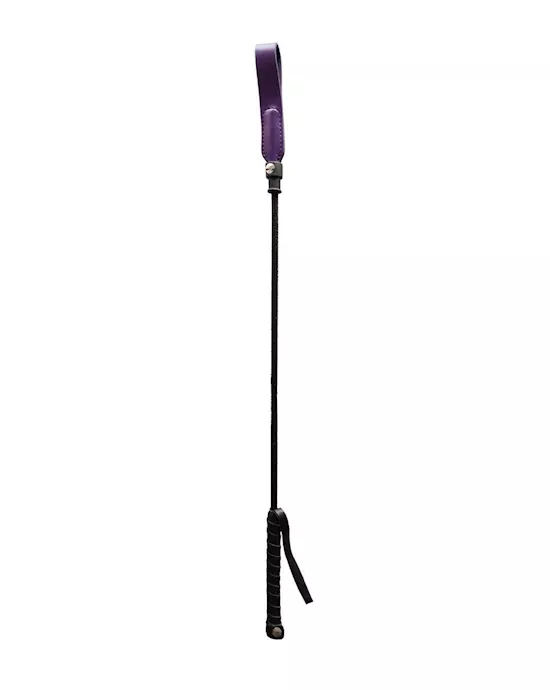 Rouge Leather Slim Riding Crop