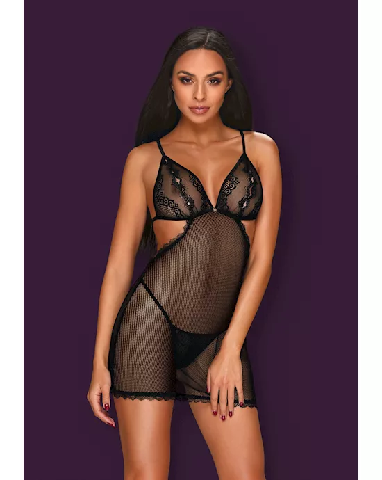 Obsessive Millagro - Chemise and Thong