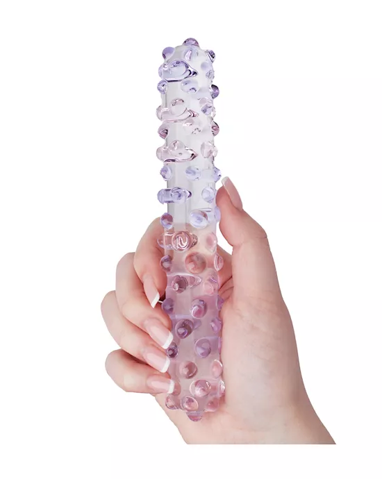 Lucent Velour Beaded Glass Massager